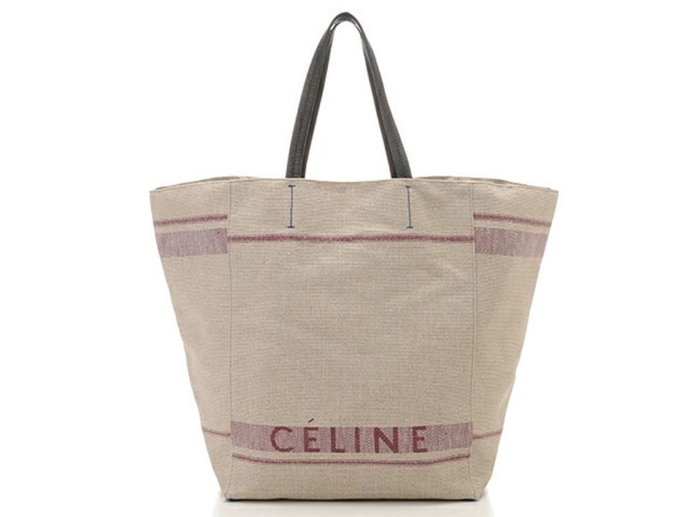 Celine Tote Bag Cabas Phantom Calf Plum